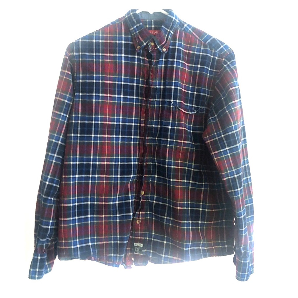 IZOD Plaid Boys Button Down,